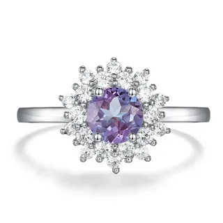 The Standout Lab Grown Alexandrite Ring Collection from Lily Arkwright